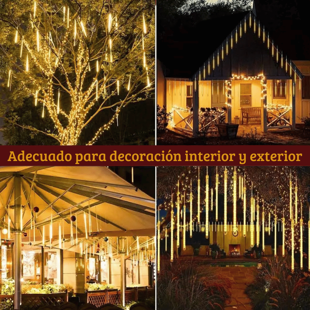 LUCES LLUVIA METEORITOS