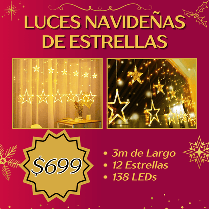 LUCES ESTRELLAS NAVIDAD