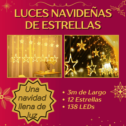 LUCES ESTRELLAS NAVIDAD