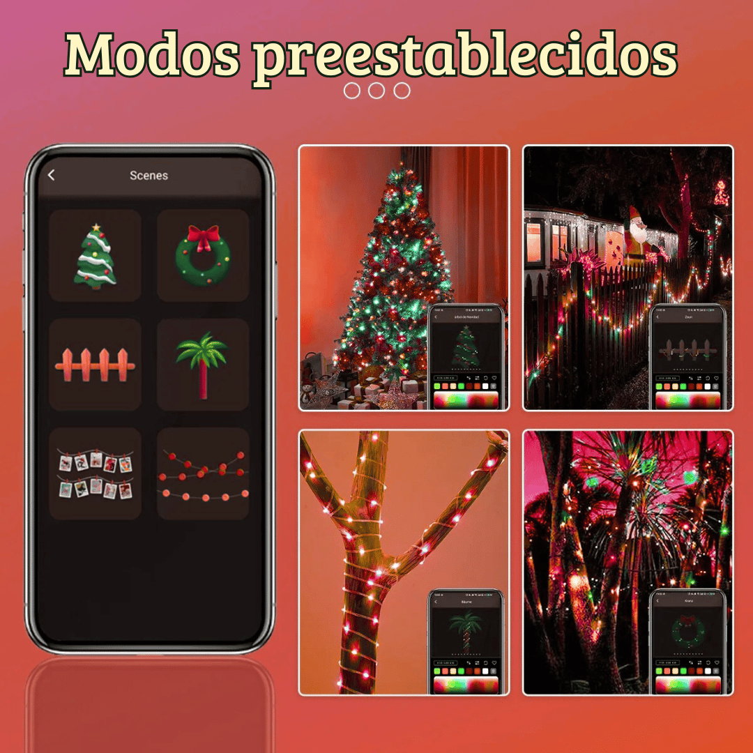 Luces Navideñas Bluetooth