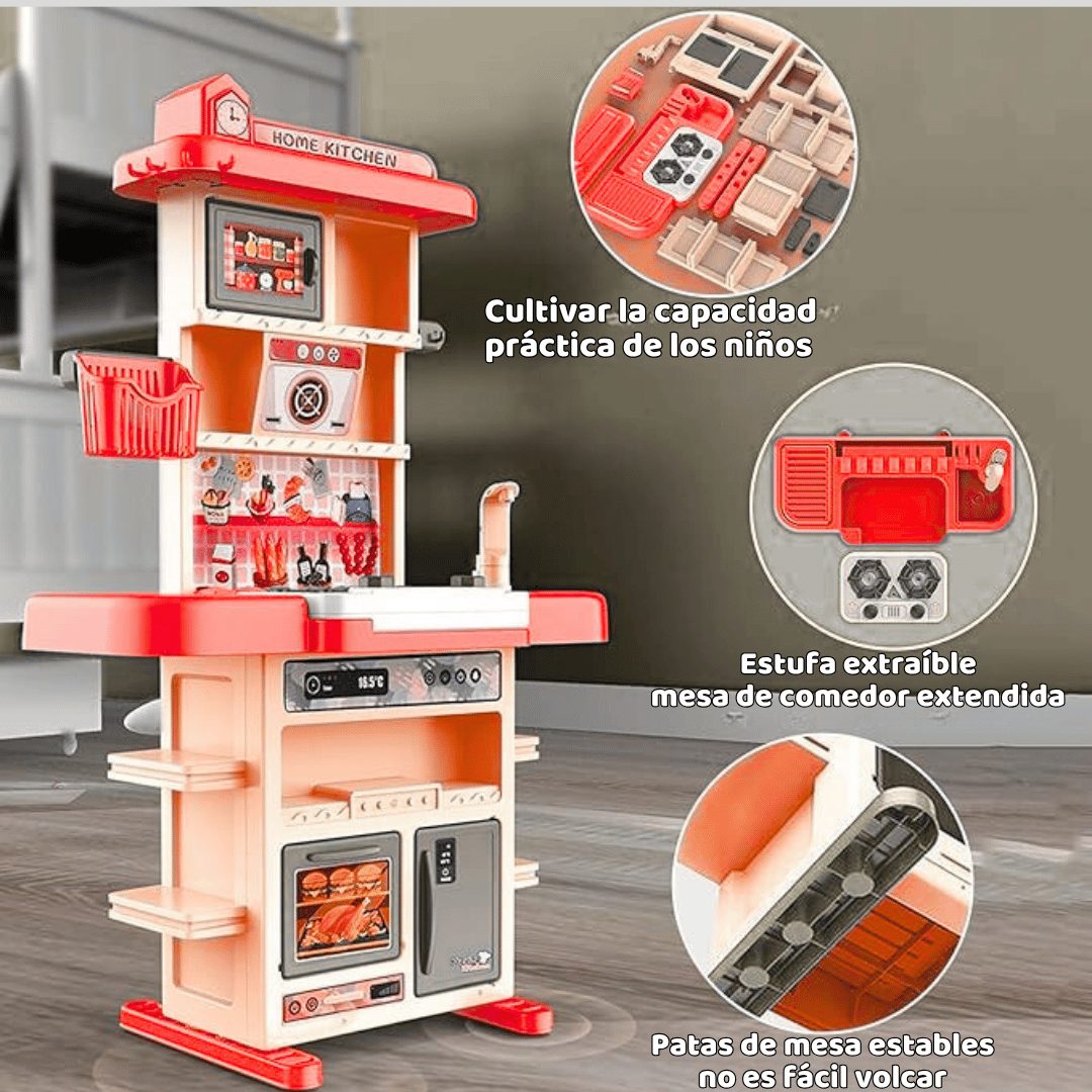 JUGUETE COCINA PARA NIÑOS 43 PIEZAS