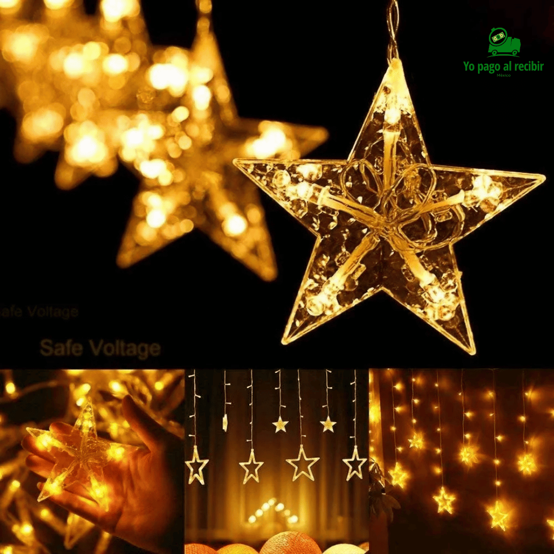 LUCES ESTRELLAS NAVIDAD