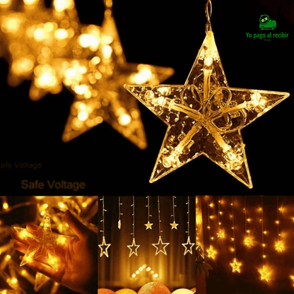 LUCES ESTRELLAS NAVIDAD