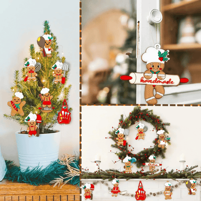 ADORNOS NAVIDEÑOS GALLETA DE JENGIBRE