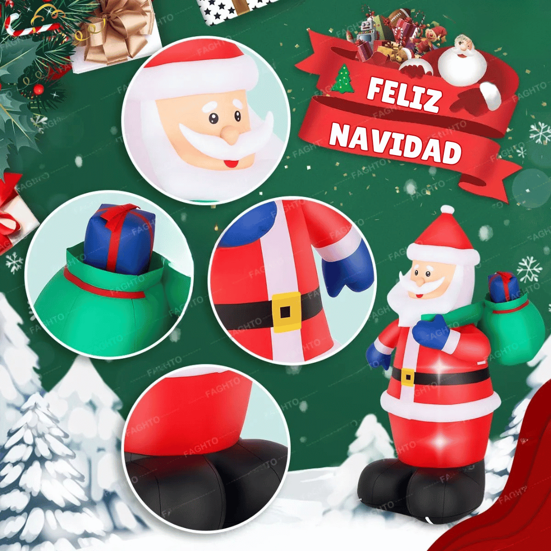 INFLABLE DE SANTA CLAUS