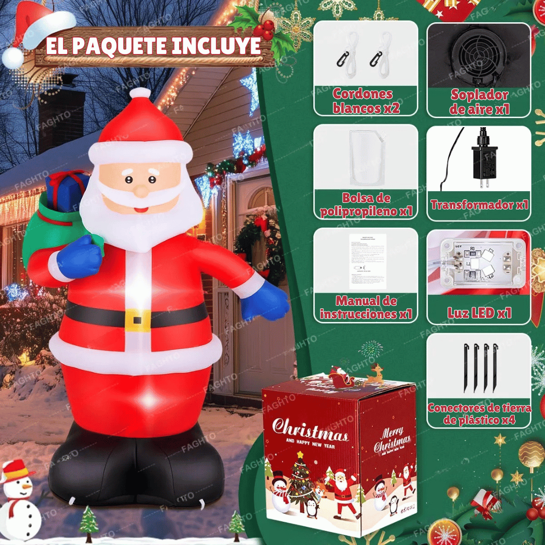 INFLABLE DE SANTA CLAUS
